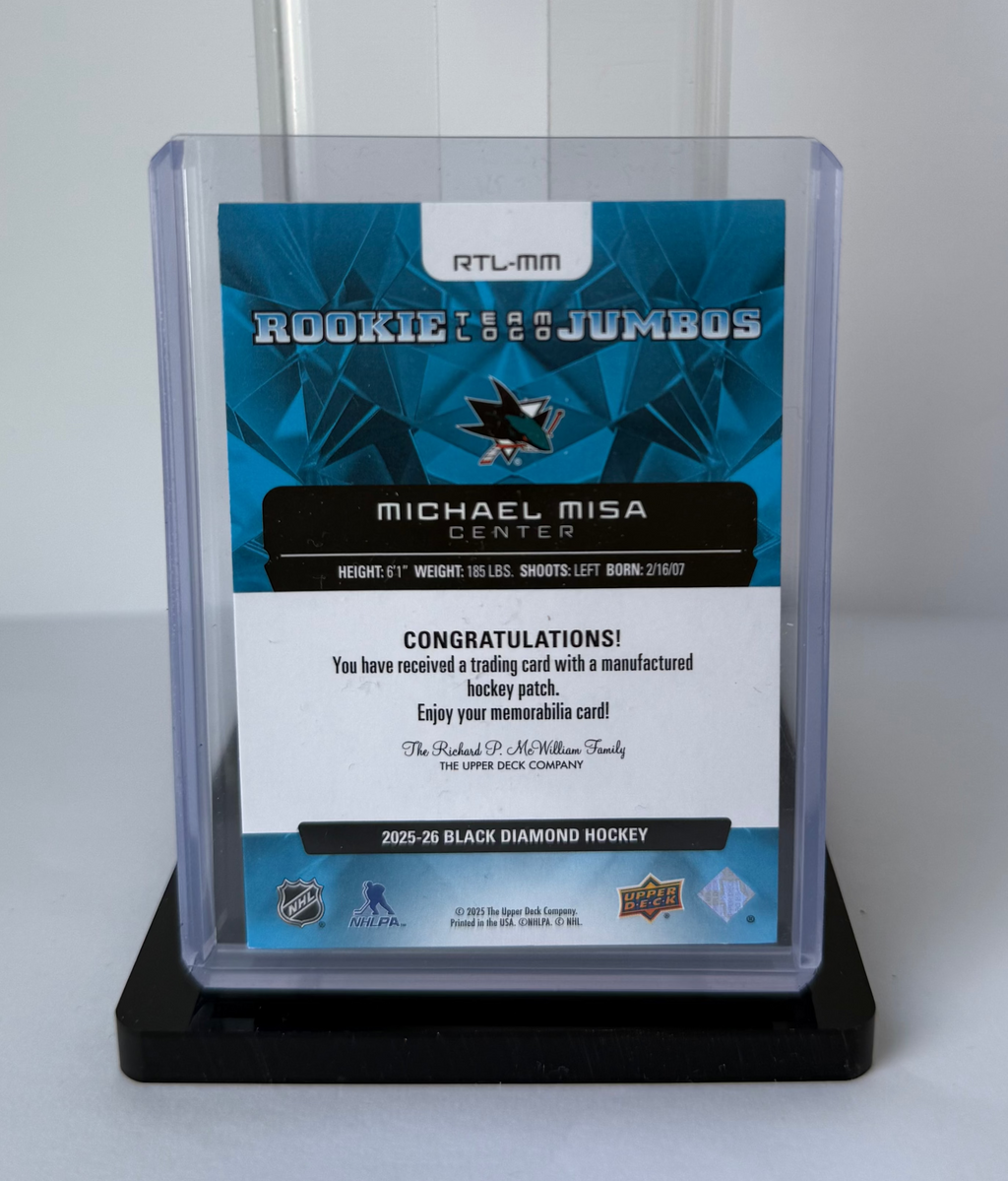 Michael Misa - Rookie jumbo team logo