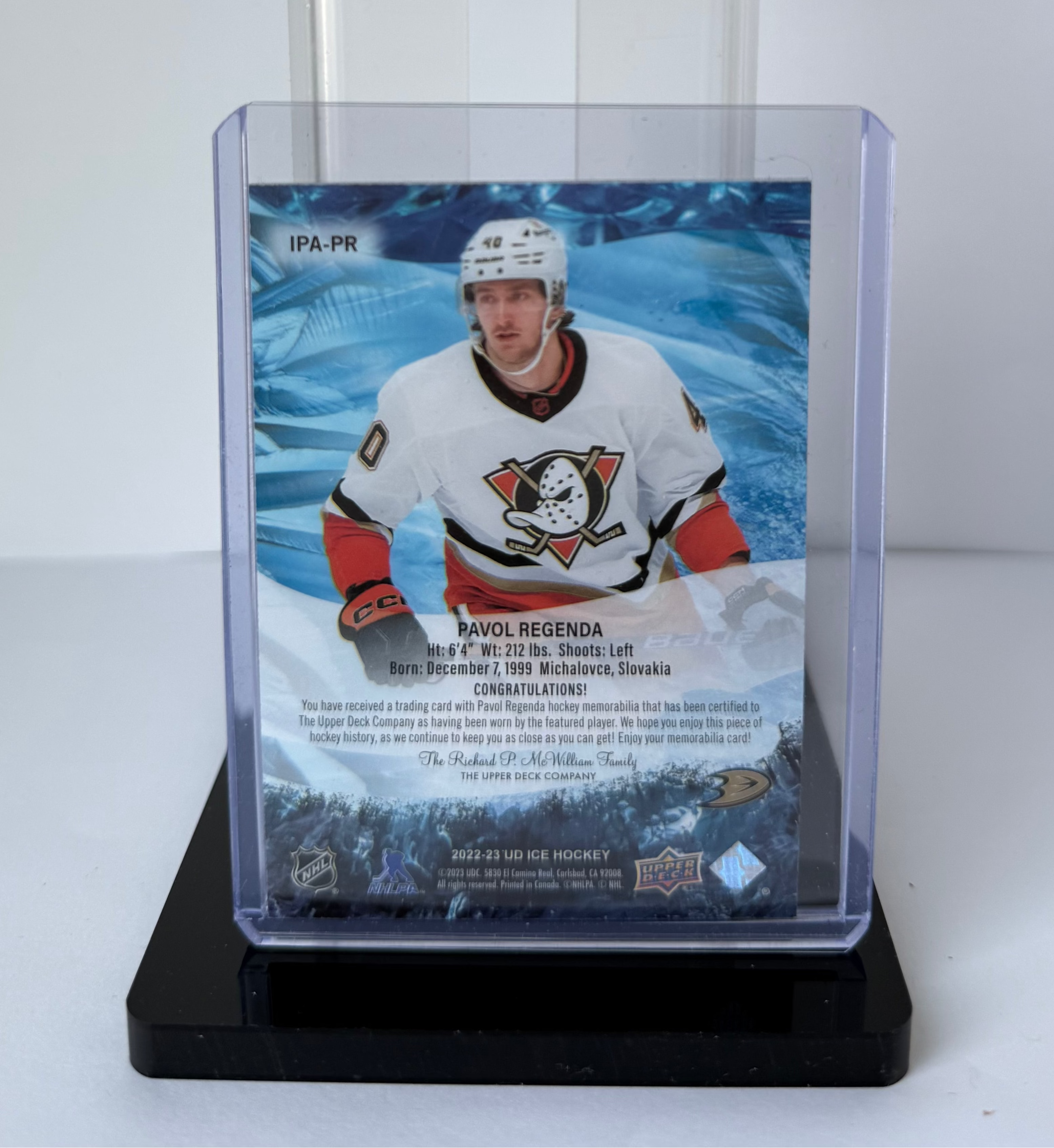 Pavol Regenda - Ice premieres jersey