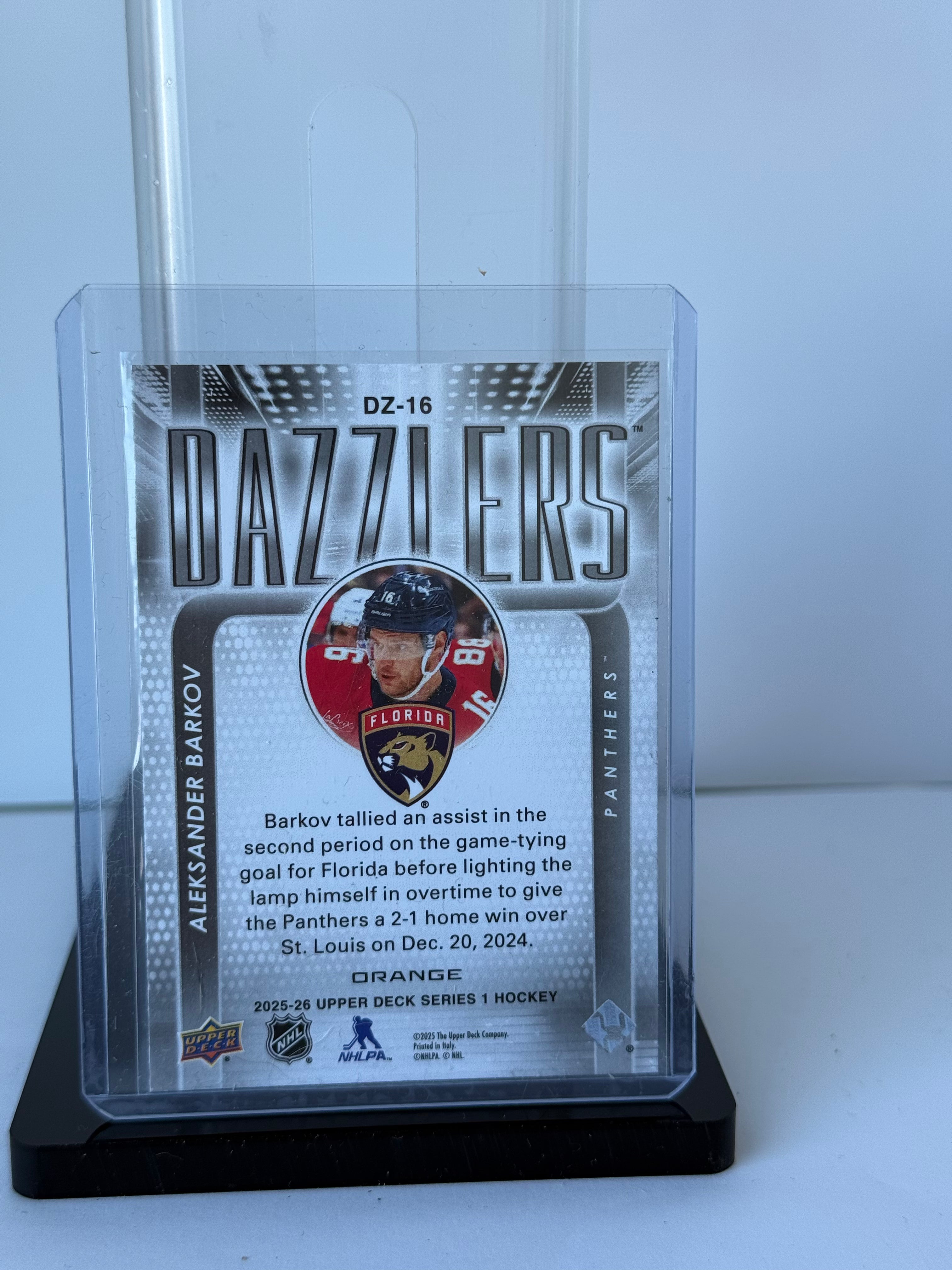 Aleksander Barkov - dazzler orange