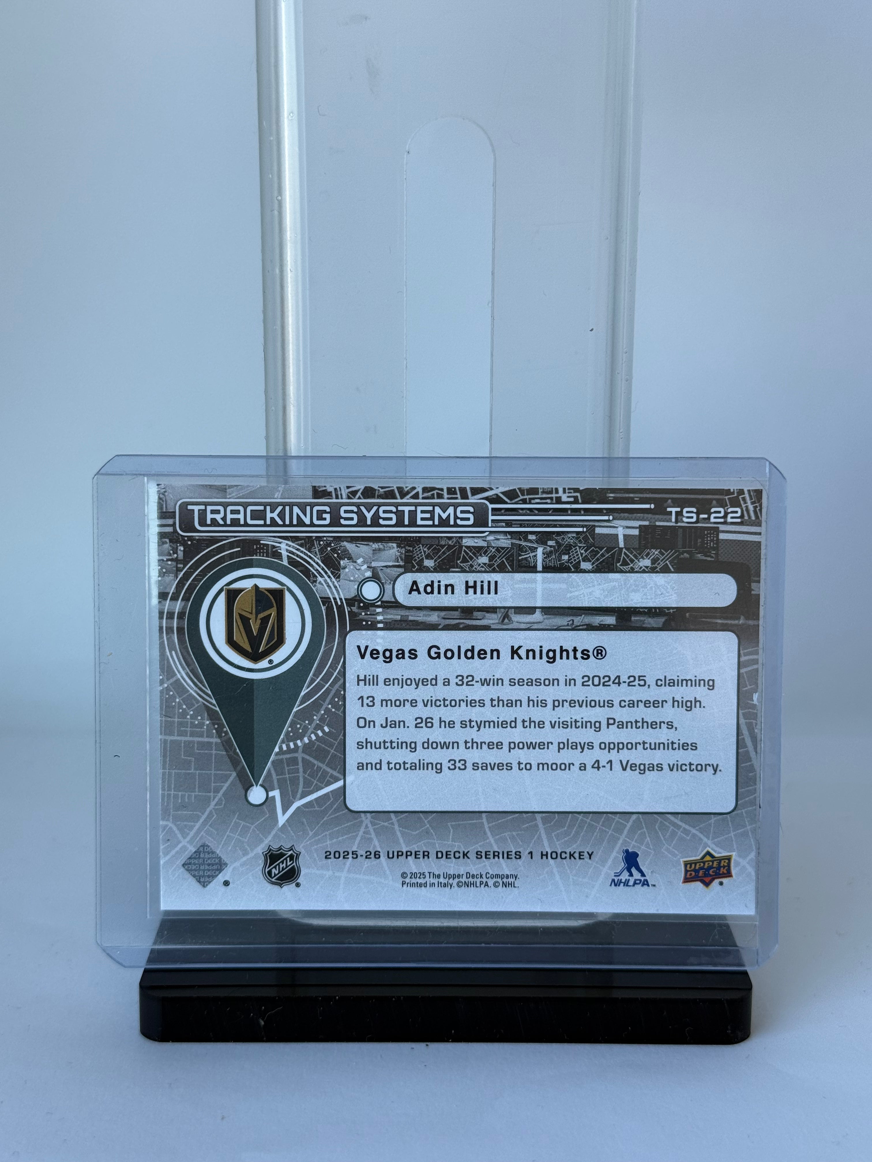 Adin Hill - tracking system